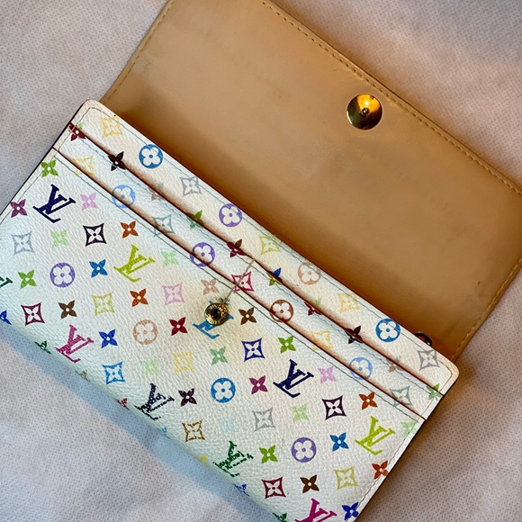 LV long wallet multicolor white - authentic - Picture 4 of 8